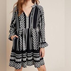 Maeve Dominique Tunic Mini Dress